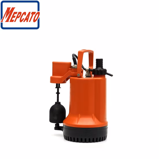 Domestic Household Small Portable Plastic Submersible Water Pump with Float Switch for Landscape Garden Watering Car Washing Basement Drainage (Home Series)